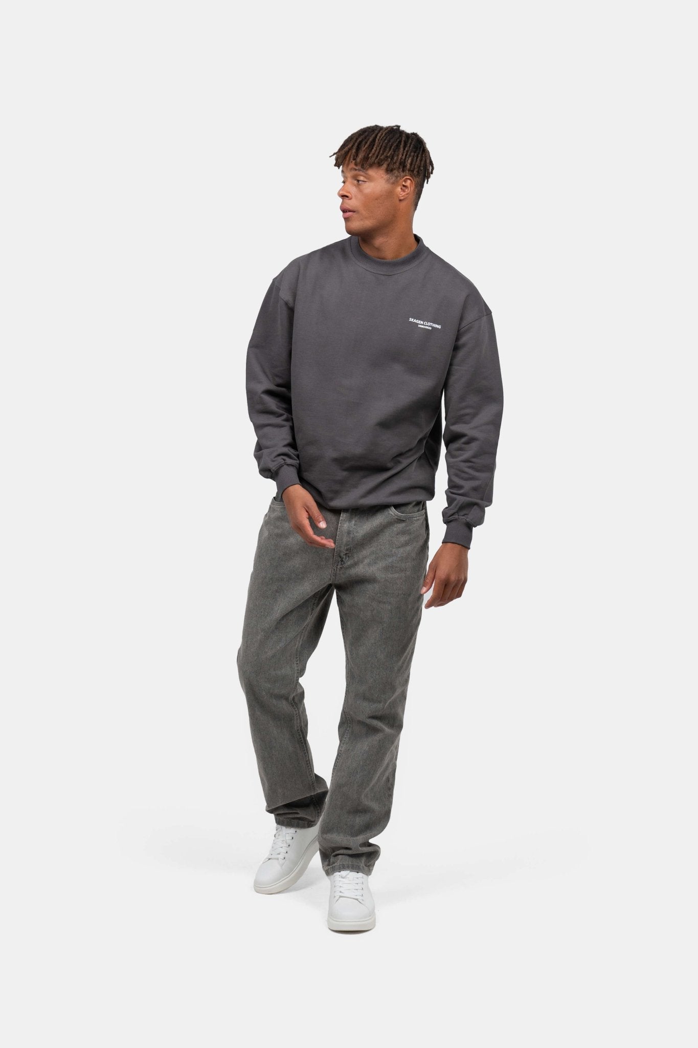 UNMARKED Sweatshirt Mørkegrå | Skagen-clothing.dk